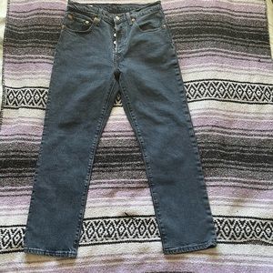 Levi’s 501 Button Fly Dark Denim